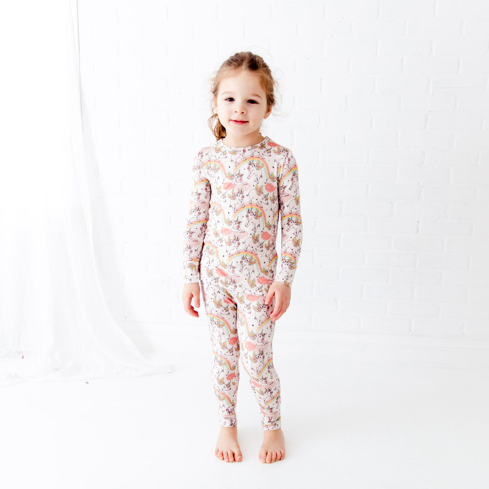 Dream Jamms When Pigs Fly Two-Piece Bamboo Viscose Pajama Set