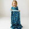 Surf's Up Triple-Layer Bamboo Viscose Large Cloud Blanket made by Little Sleepies