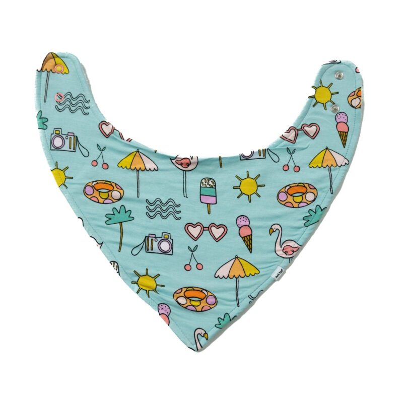 Little Sleepies Pool Party Bamboo Viscose Bandana Bib