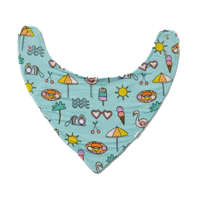 Little Sleepies Pool Party Bamboo Viscose Bandana Bib