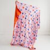 Little Sleepies Pink Stars & Stripes Triple-Layer Bamboo Viscose Large Cloud Blanket