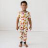 Fast Foodie Two-Piece Short Sleeve Bamboo Viscose Pajama Set from Little Sleepies