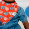 Copper Pearl Spangled Baby Bandana Bib Set 4-Pack part of our Patriotic collection