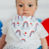 Liberty Baby Bandana Bib Set 4-Pack made by Copper Pearl