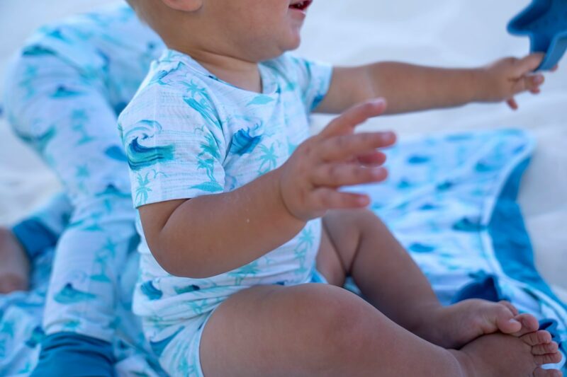 Chase Bamboo Viscose Short Sleeve and Shorts Pajama Set from Birdie Bean