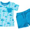 Chase Bamboo Viscose T-Shirt and Shorts Set available at Blossom