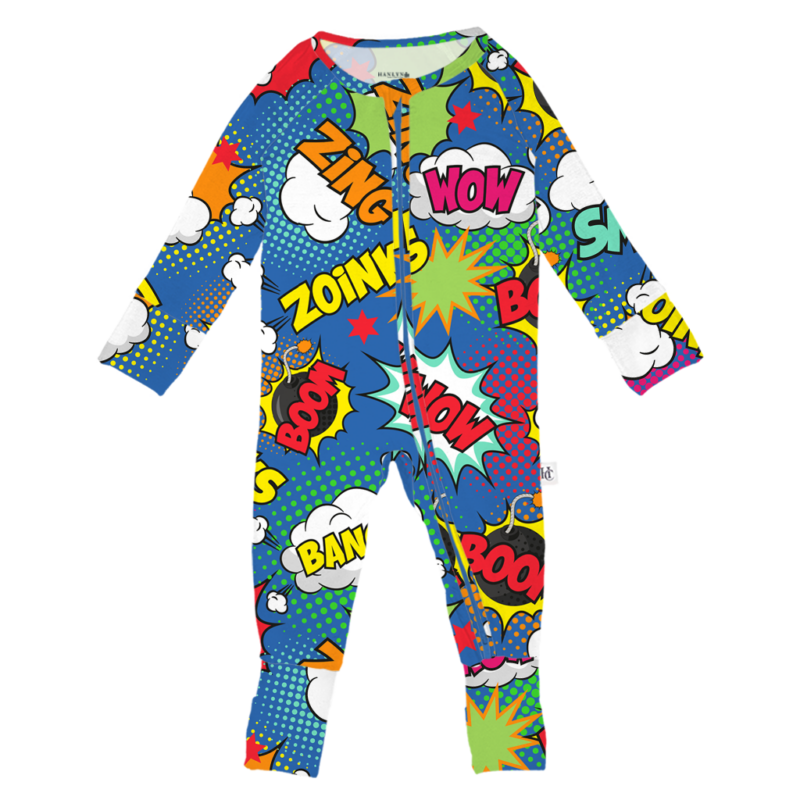 Zoinks Bamboo Viscose Rompsie available at Blossom