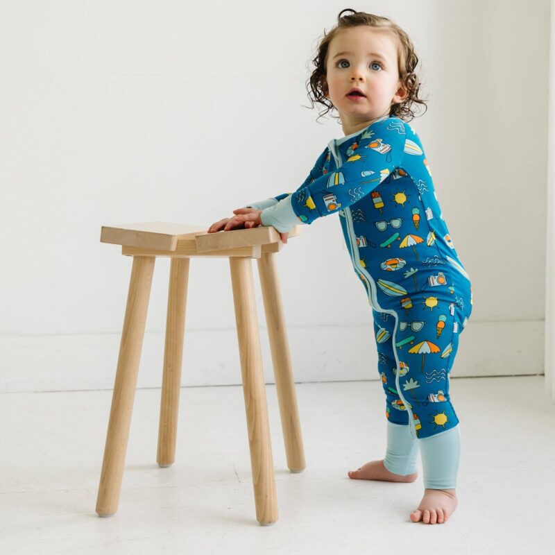 Surf's Up Bamboo Viscose Zippy from Little Sleepies
