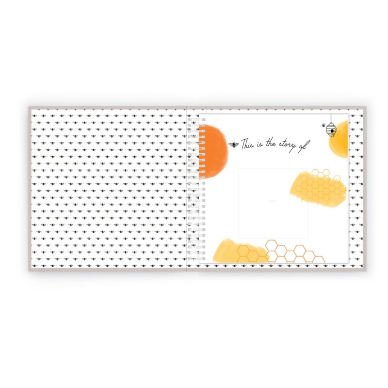 Honey Bee Luxury Memory Baby Book from Lucy Darling