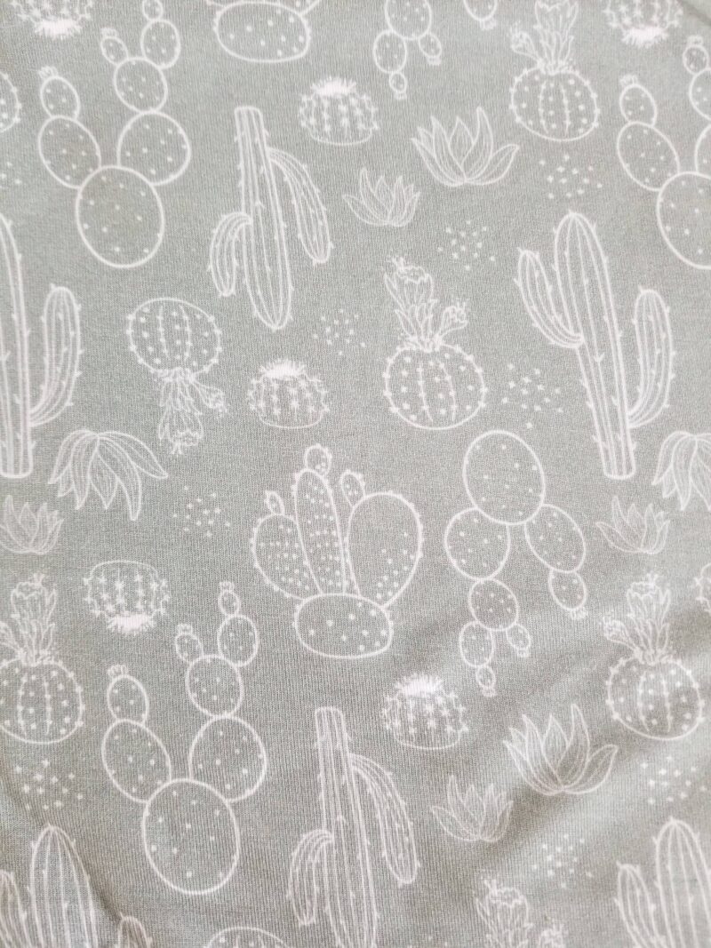 Sage Cactus Bamboo Viscose Sleeper from Butterscotch Babies