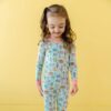 Pool Party Two-Piece Bamboo Viscose Pajama Set from Little Sleepies