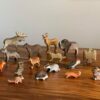 PoppyBaby Co Forest Animals Wooden Figurine Set of 17