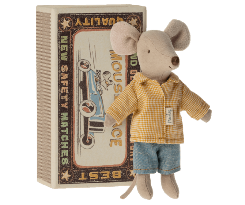 Maileg Big Brother Mouse in Matchbox