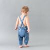 Bamboo Jersey Overall in Steel from Kyte BABY