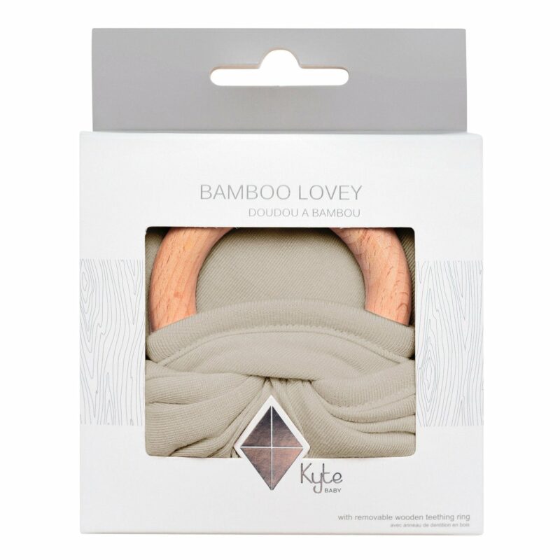 Lovey in Khaki with Removable Teething Ring