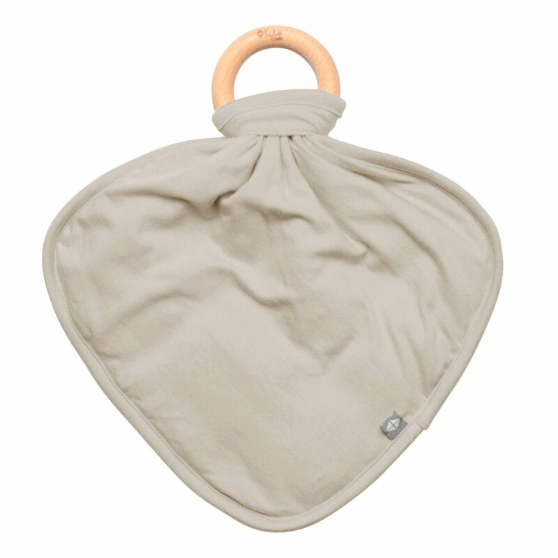 Lovey in Khaki with Removable Teething Ring from Kyte BABY