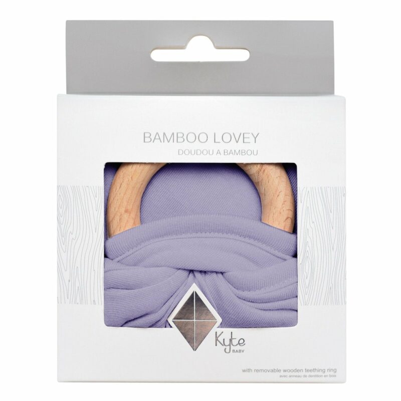 Lovey in Taro with Removable Teething Ring from Kyte BABY