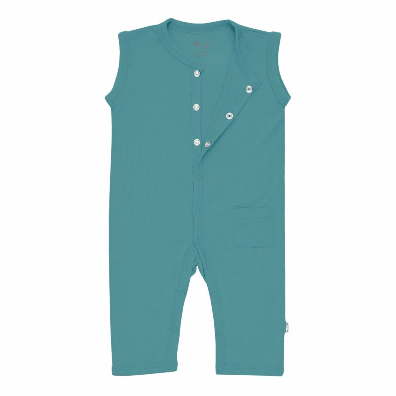 Sleeveless Romper in Cove