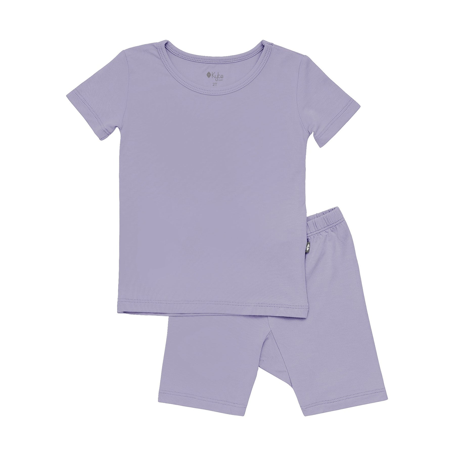 Kyte BABY Short Sleeve Toddler Pajama Set in Taro