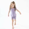 Short Sleeve Toddler Pajama Set in Taro from Kyte BABY