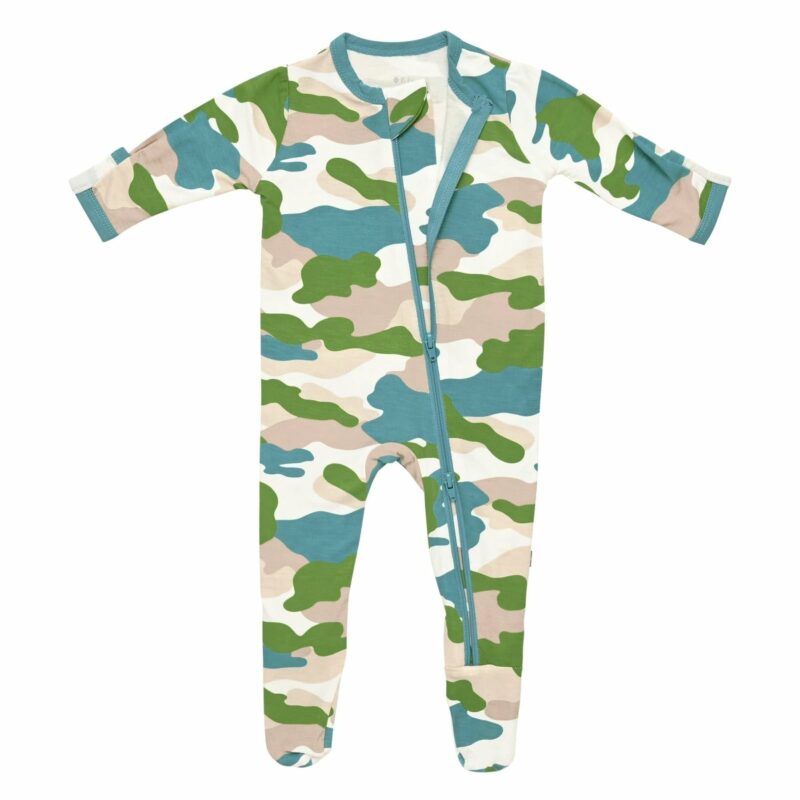 Zippered Footie in Camo