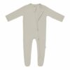 Zippered Footie in Khaki from Kyte BABY