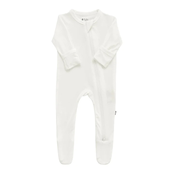 Kyte BABY Zippered Footie in Cloud