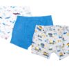macaron + me Little Diggers & Planes Bamboo Viscose Boxer 3-Pack Bundle