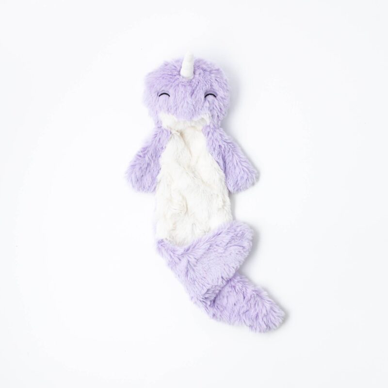 Thistle Narwhal Snuggler and Board Book Bundle from Slumberkins