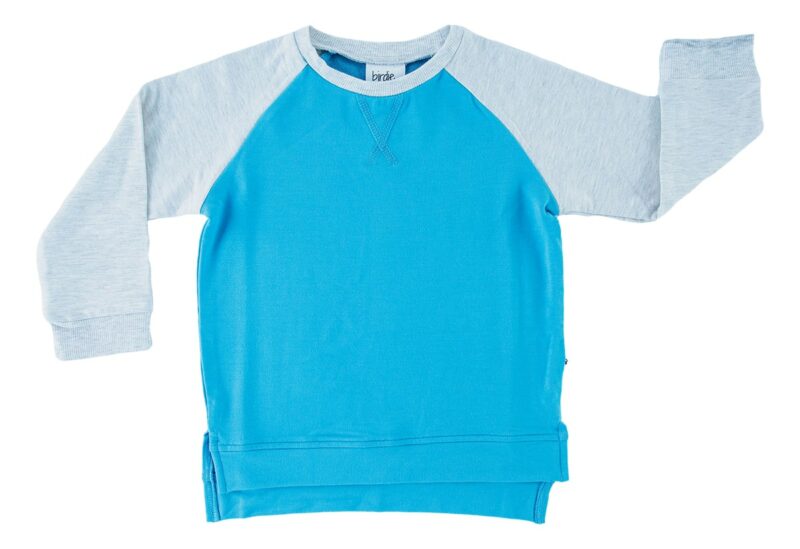 Blue and Gray Crewneck Sweatshirt