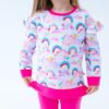 Birdie Bean Penelope Flutter Shoulder Crewneck Sweatshirt