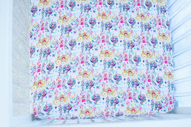 Ella Bamboo Viscose Crib Sheet from Birdie Bean