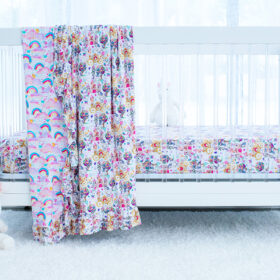 Birdie Bean Ella Bamboo Viscose Ruffle Toddler Birdie Blanket