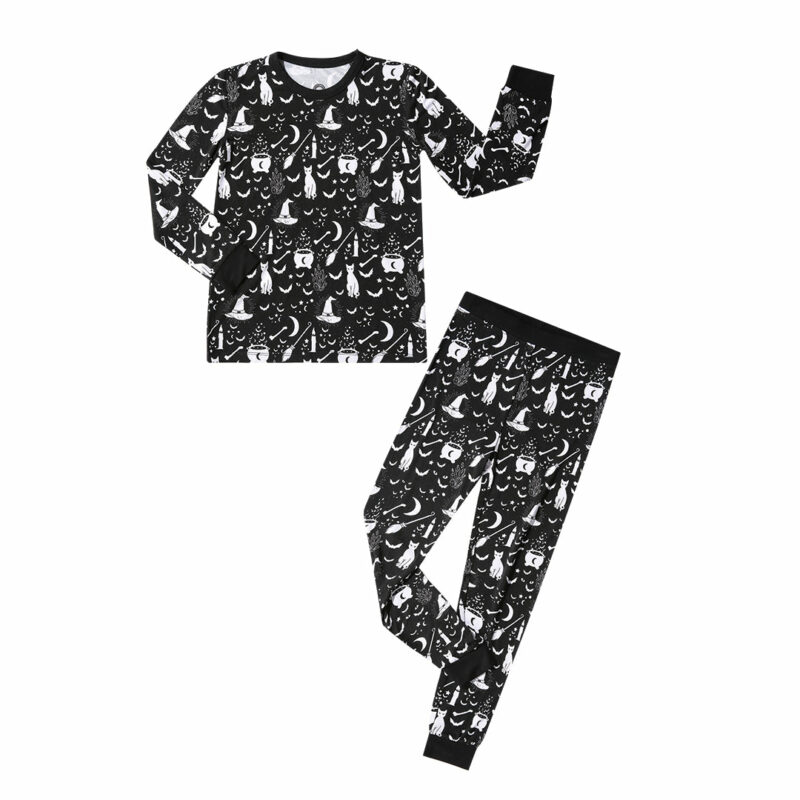 Hocus Pocus Halloween Bamboo Kids Pajama Set from Emerson and Friends