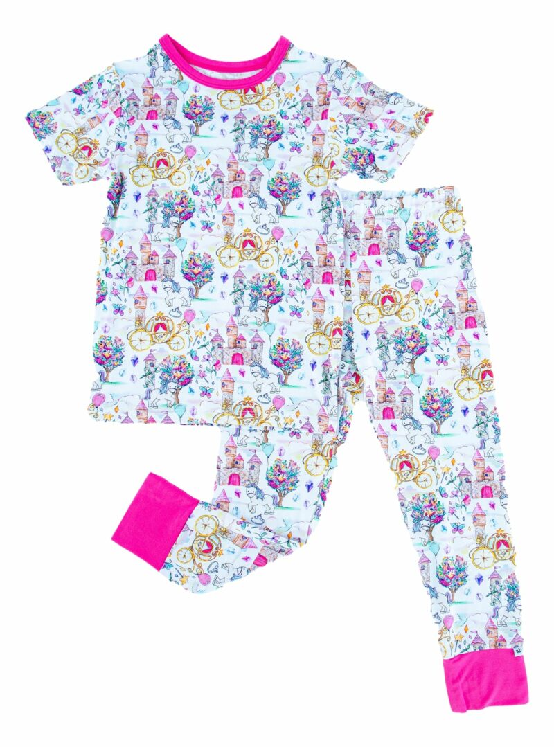 Ella Bamboo Viscose Short Sleeve Pajama Set available at Blossom