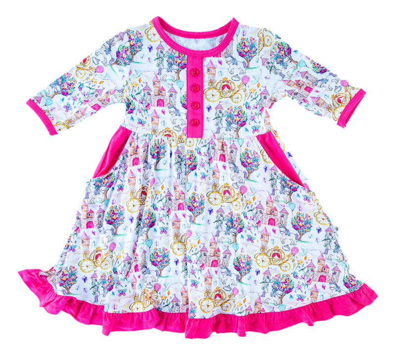 Ella Bamboo Viscose Birdie Dress available at Blossom