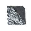 Gray Marble Swirl Triple-Layer Bamboo Viscose Large Cloud Blanket made by Little Sleepies