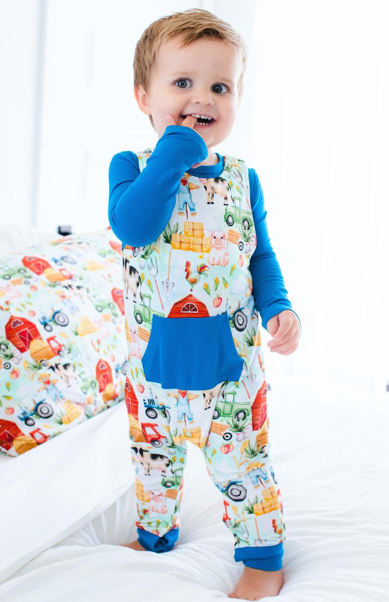 Birdie Bean Joey Bamboo Viscose Overall Set