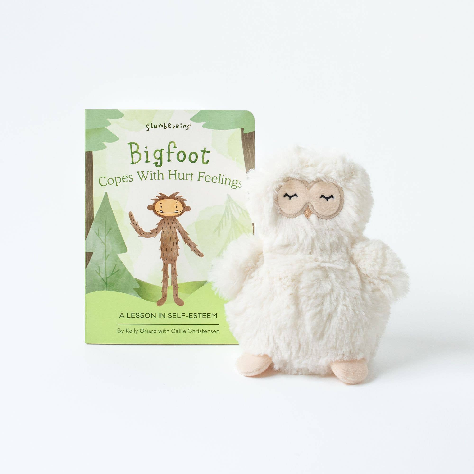 Slumberkins Owl Mini & Bigfoot Lesson Book for Self Esteem