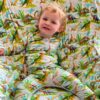 Classic Jurassic Bamboo Viscose Adult Dulcet Blanket from Hanlyn Collective