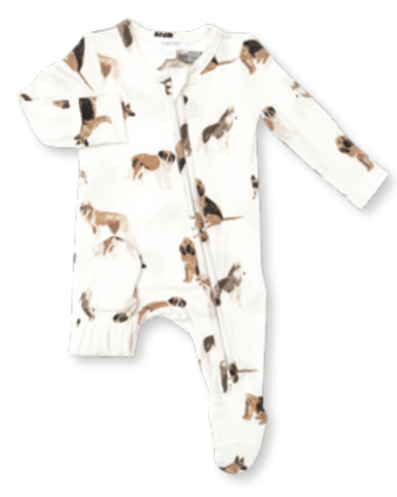 Angel Dear Big Dogs Bamboo Viscose Footie