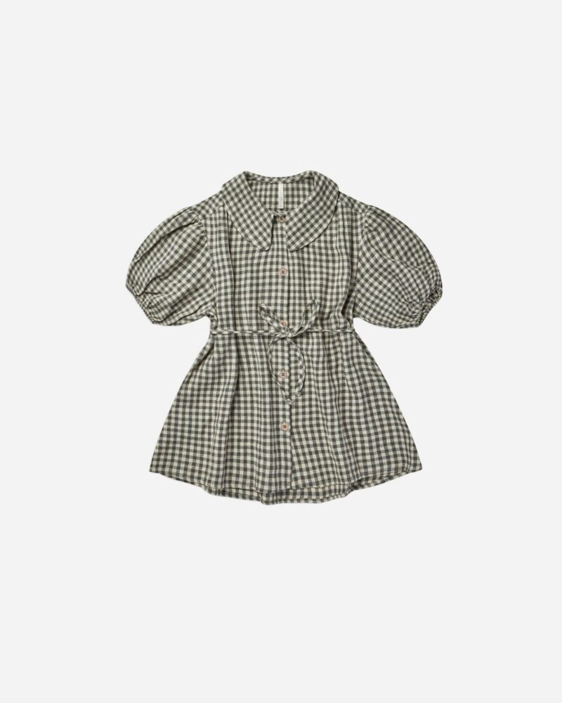 Rylee+Cru Olive Dress in Marine Gingham