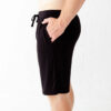 Black Men's Bamboo Viscose Sleep Shorts from Dream Jamms