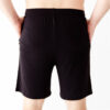 Black Men's Bamboo Viscose Sleep Shorts