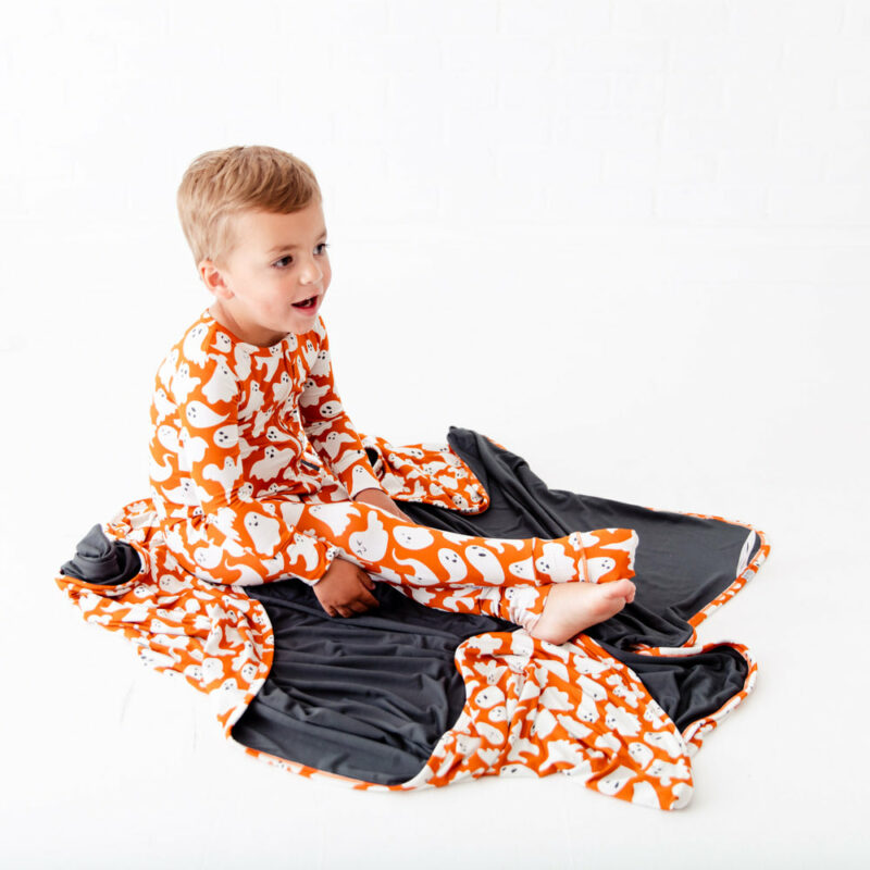 Dream Jamms Paranormal Naptivity Bamboo Viscose Convertible Footie Halloween