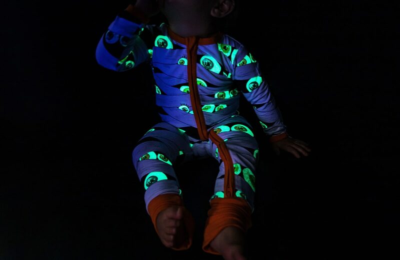 Bates Bamboo Viscose Glow in the Dark Convertible Romper from Birdie Bean