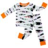 Birdie Bean Bates Bamboo Viscose Glow in the Dark Pajama Set Halloween