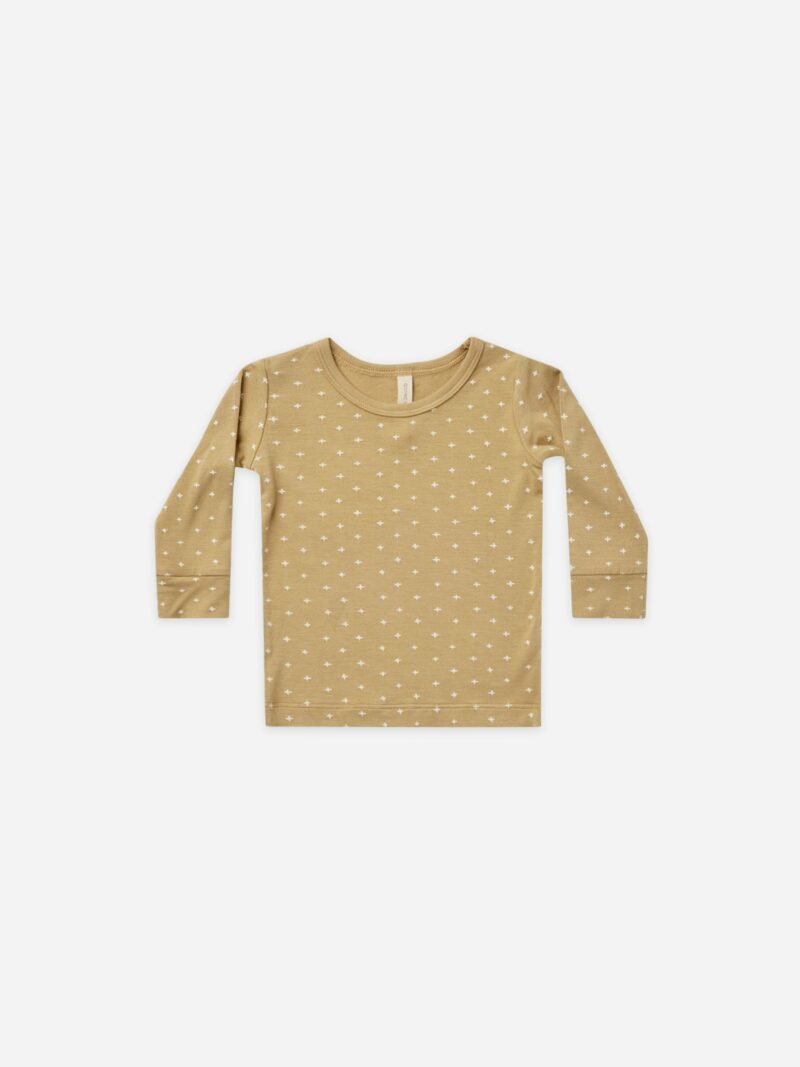 Quincy Mae Bamboo Long Sleeve Tee in Plus