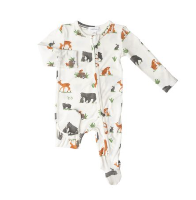 Angel Dear Woodland Animals Bamboo Viscose Footie