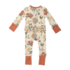 Garden Floral Ruffle Zipper Romper from Angel Dear Garden Floral Ruffle Zipper Romper from Angel Dear